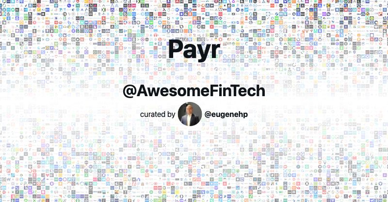 Payr | Awesome FinTech