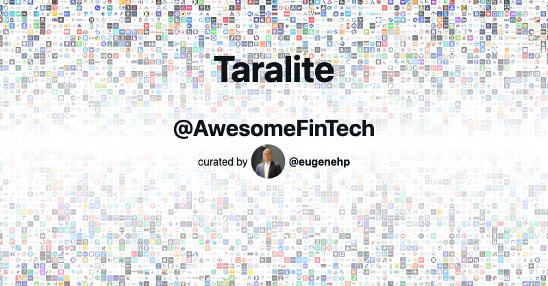 Taralite Awesome FinTech Taralite Awesome FinTech