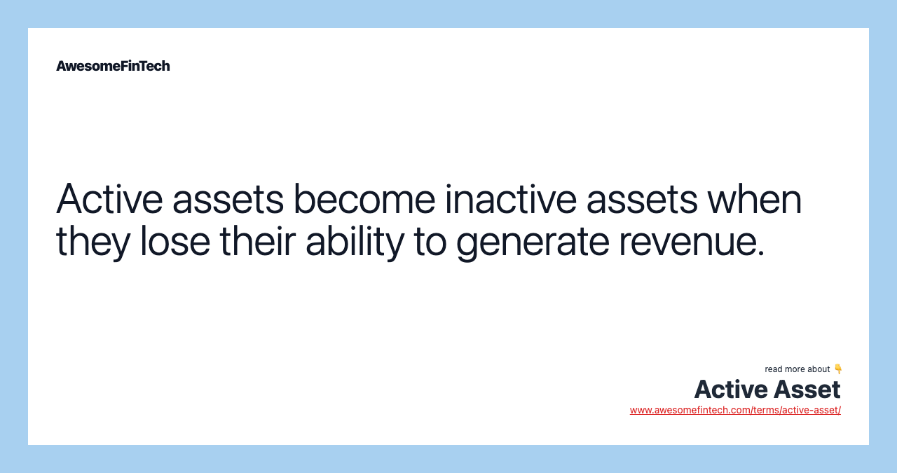 Active Asset AwesomeFinTech Blog active-asset-awesomefintech-blog