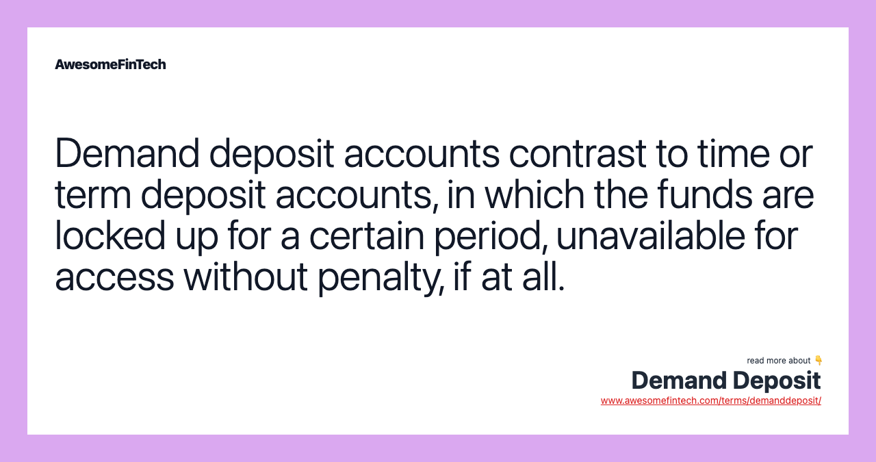 What Is a Demand Deposit Account (DDA)?