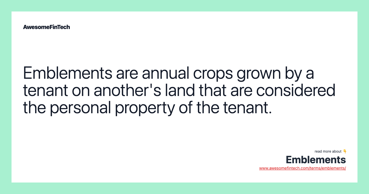 Emblements AwesomeFinTech Blog