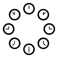 Fibonacci Time Zones