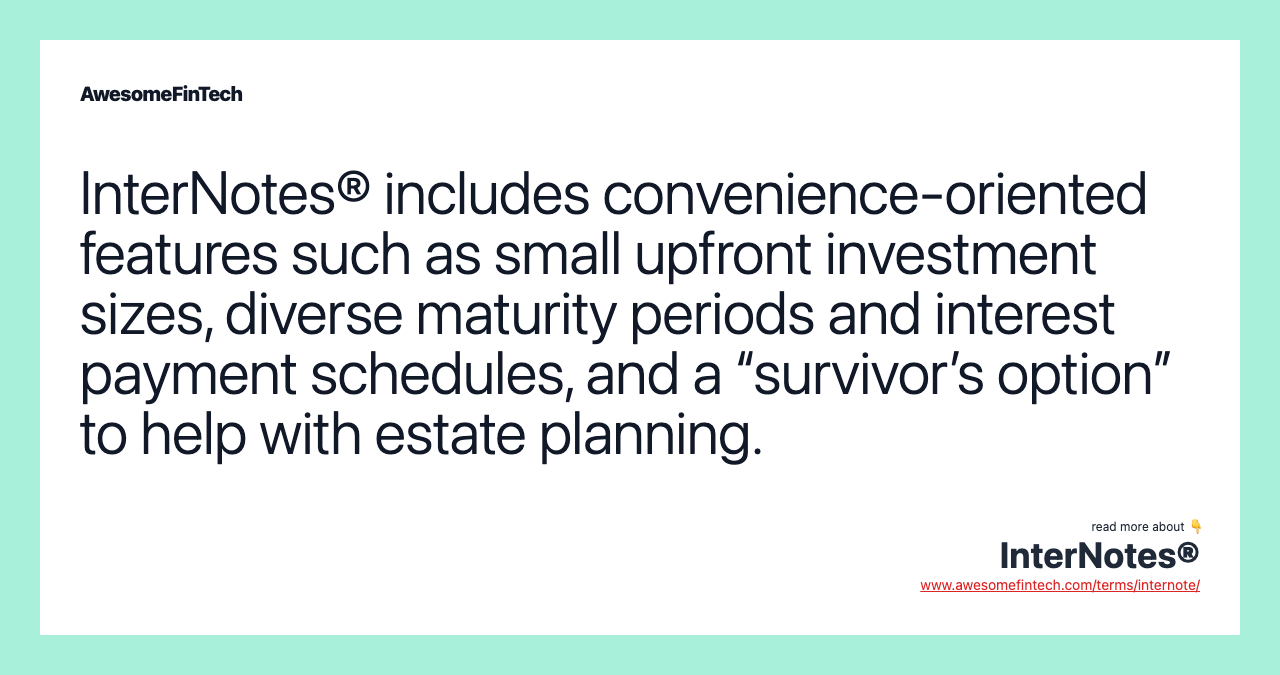 InterNotes® | AwesomeFinTech Blog