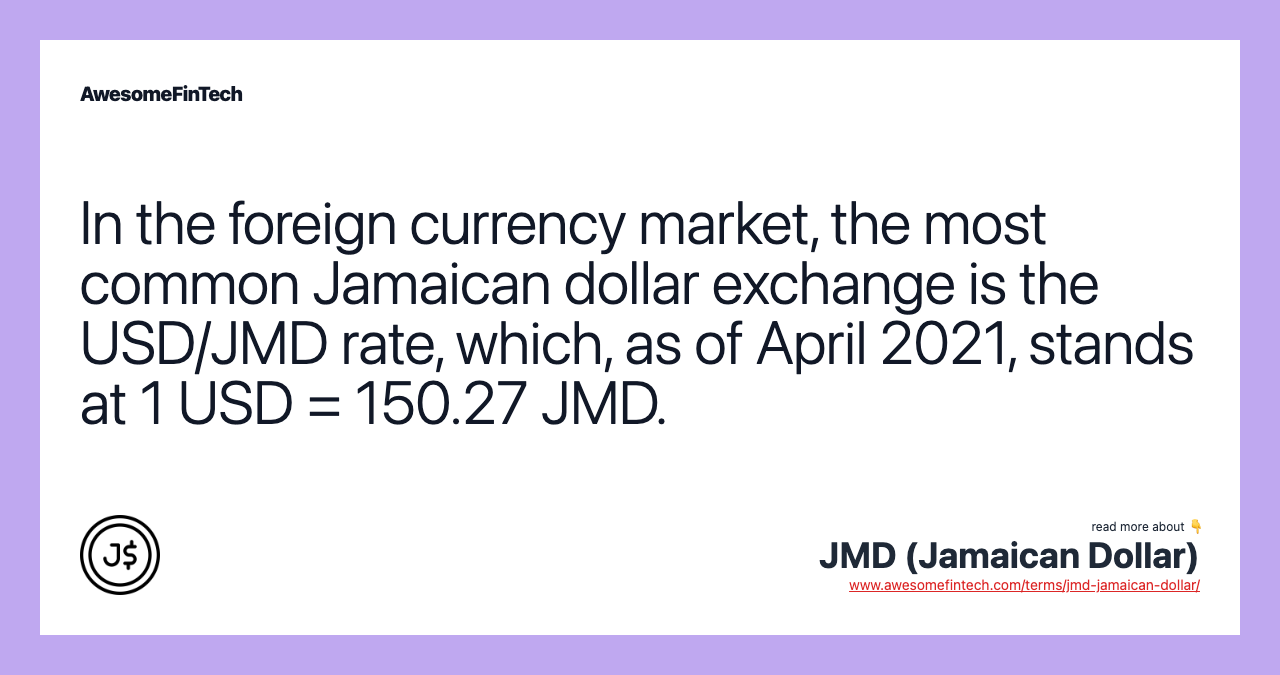 Buy Jamaican Dollars (JMD) – Currency Mart