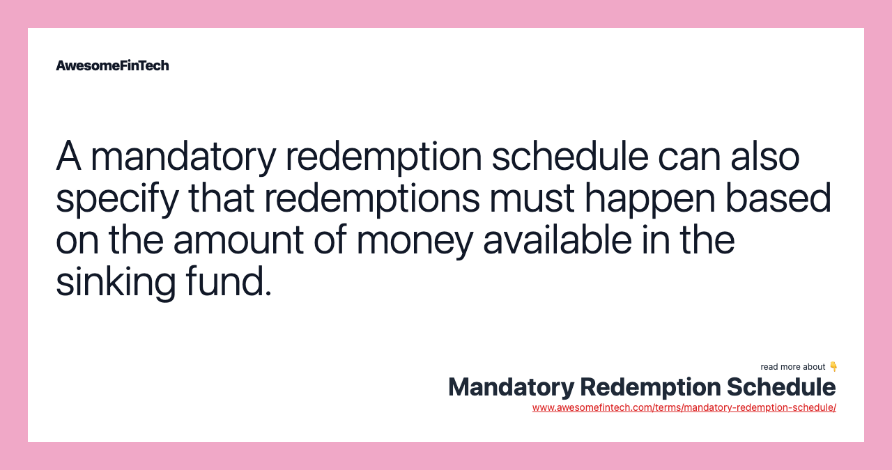 mandatory-redemption-schedule-awesomefintech-blog