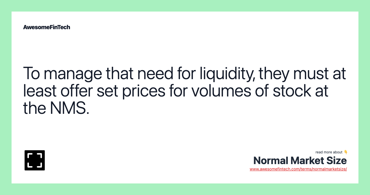 Normal Market Size AwesomeFinTech Blog