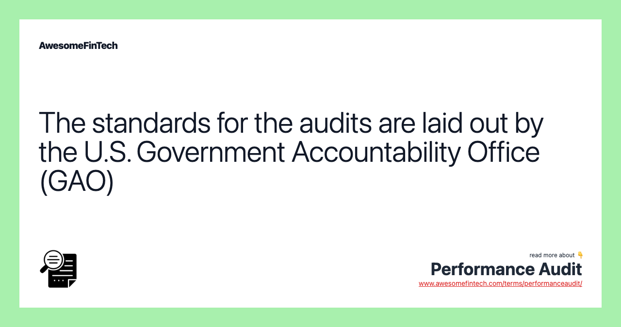 Performance Audit AwesomeFinTech Blog