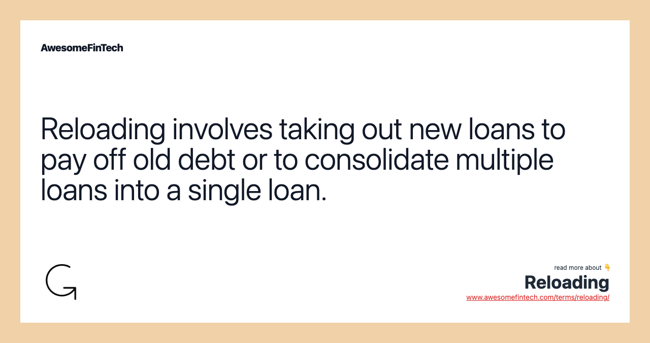 Reloading | AwesomeFinTech Blog