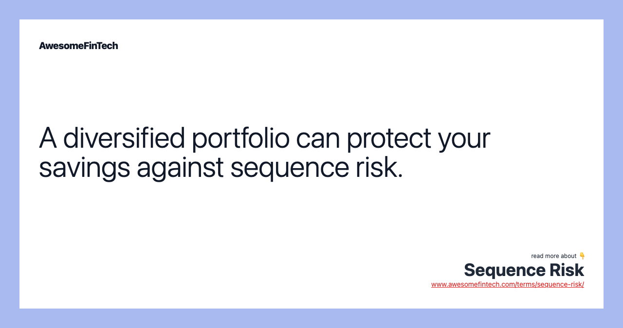 Sequence Risk AwesomeFinTech Blog
