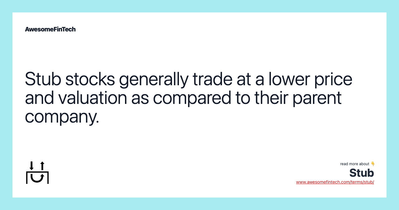 Stub | AwesomeFinTech Blog