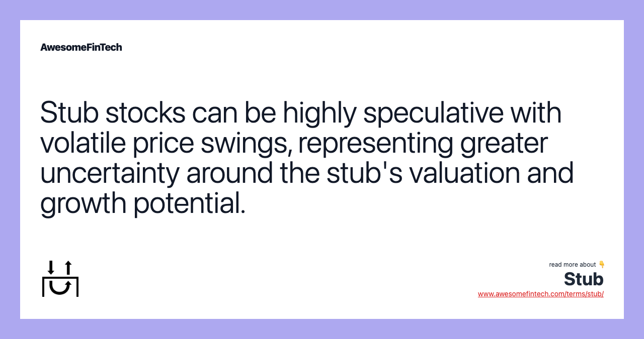 Stub | AwesomeFinTech Blog