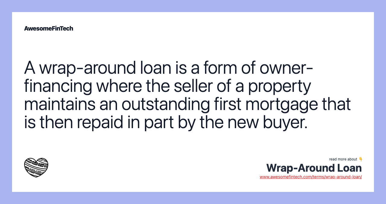 WrapAround Loan AwesomeFinTech Blog