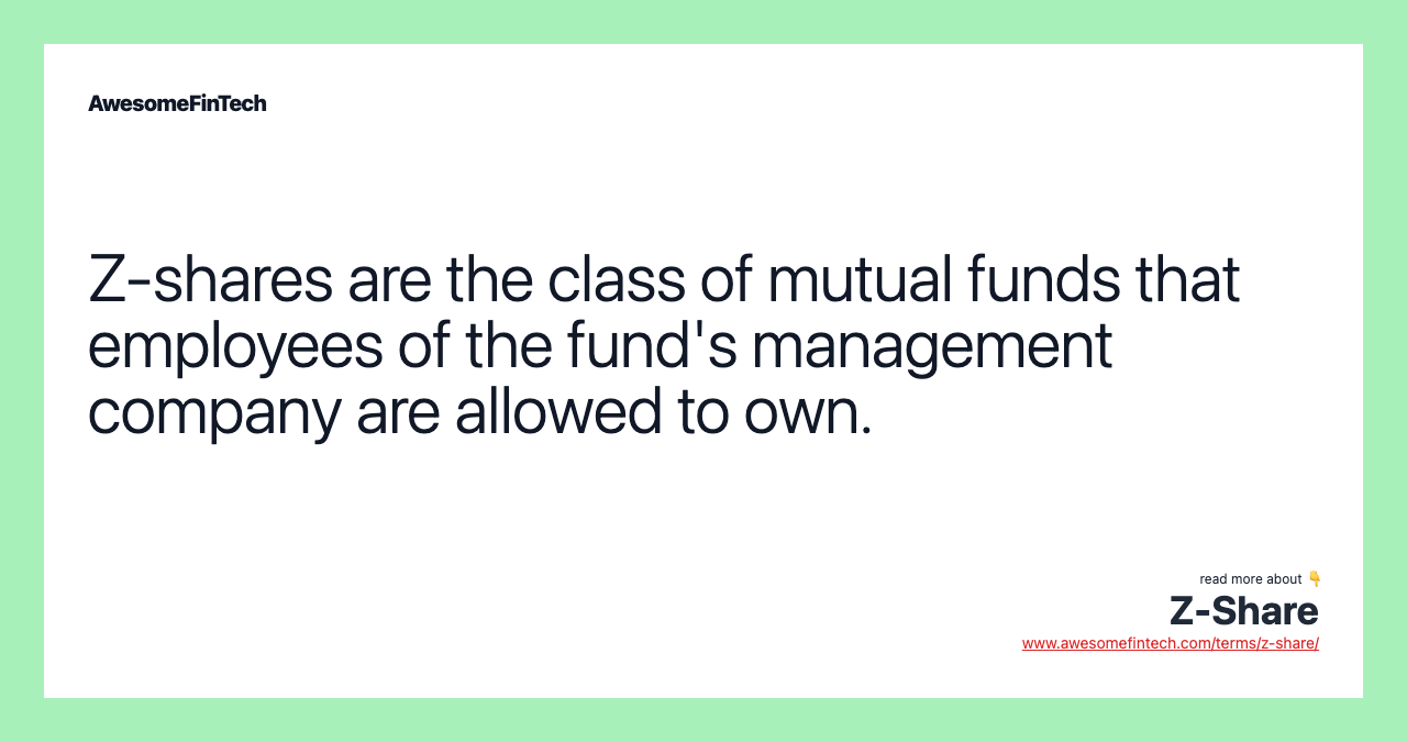 ZShare AwesomeFinTech Blog