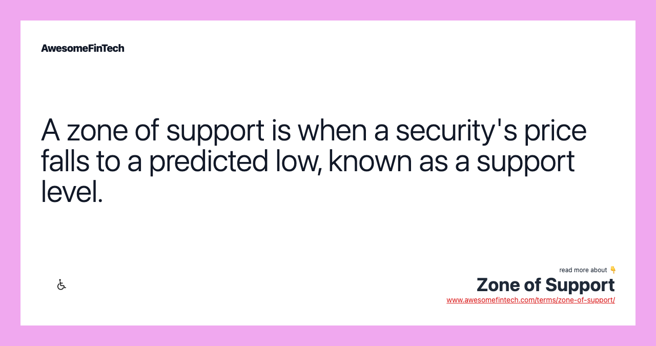 Zone of Support AwesomeFinTech Blog